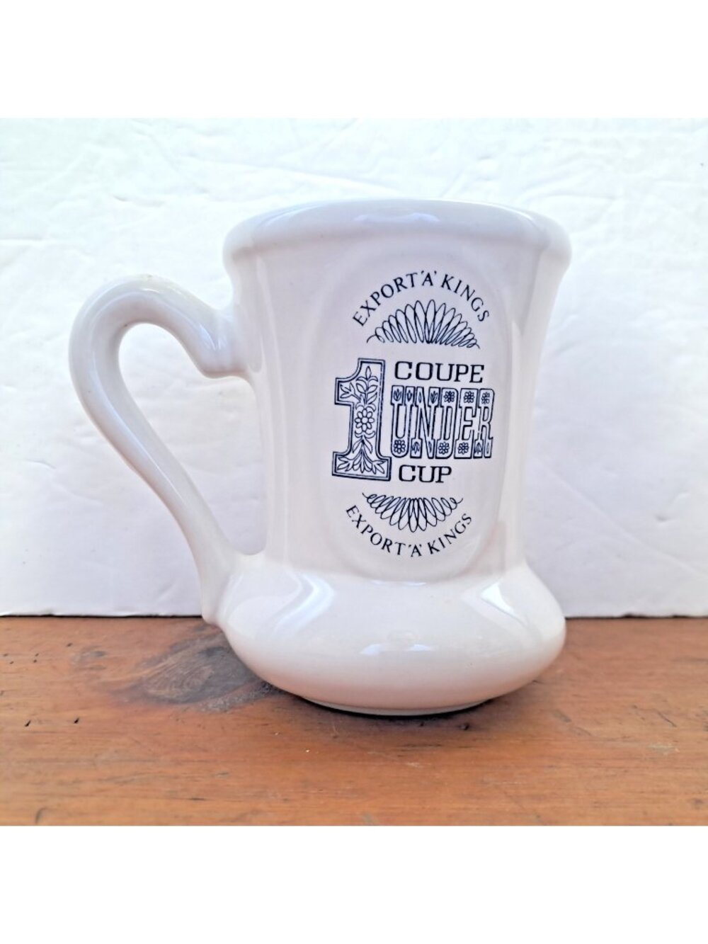 Export A Kings Cigarettes Mustache Mug 1 Under Golfing Vintage Beauceware